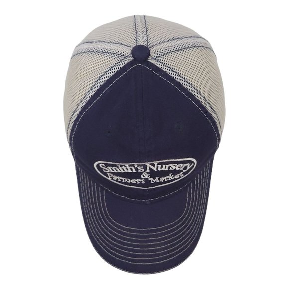 Smiths Nursery Farmers Market Mesh Snapback Cap Trucker Baseball Hat Outdoor Cap - Picture 10 of 12